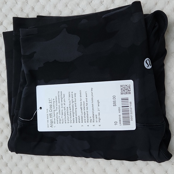 Nwt Lululemon Align HR Crop 21 Leggings *Nulu - Picture 8 of 8